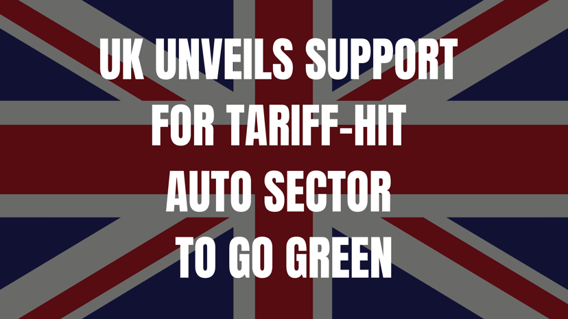UK Unveils Support for Tariff-Hit Auto Sector to Go Green, photo 1