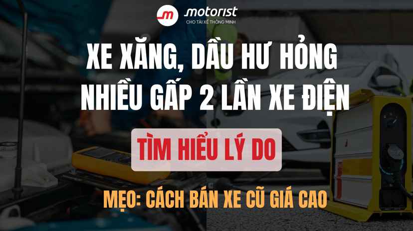 Xe xăng, dầu hư hỏng nhiều gấp hai lần xe điện: Tại sao và cách bán xe cũ giá cao, photo 1