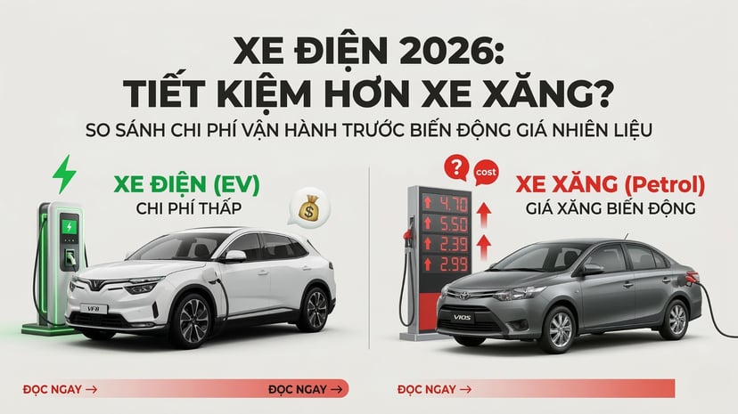Xe Điện Có Thực Sự Tiết Kiệm? Bài Toán Kinh Tế Trước "Cơn Bão" Giá Xăng 2026, photo 1