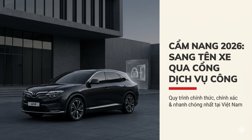Cẩm Nang Thủ Tục Sang Tên Đổi Chủ Ô Tô Trực Tuyến 2026: Hướng Dẫn Chi Tiết Từ A-Z, photo 1