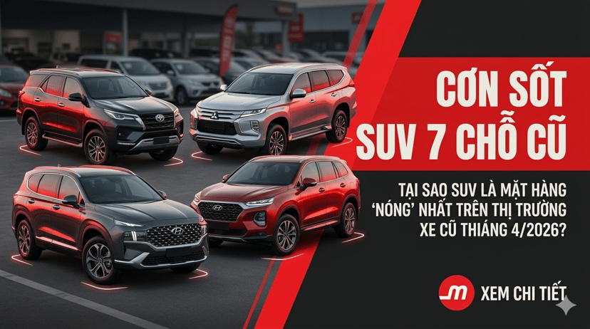 Cơn Sốt SUV 7 Chỗ: Tại Sao SUV Là Mặt Hàng "Nóng" Nhất Trên Thị Trường Xe Cũ Tháng 4/2026?, photo 1