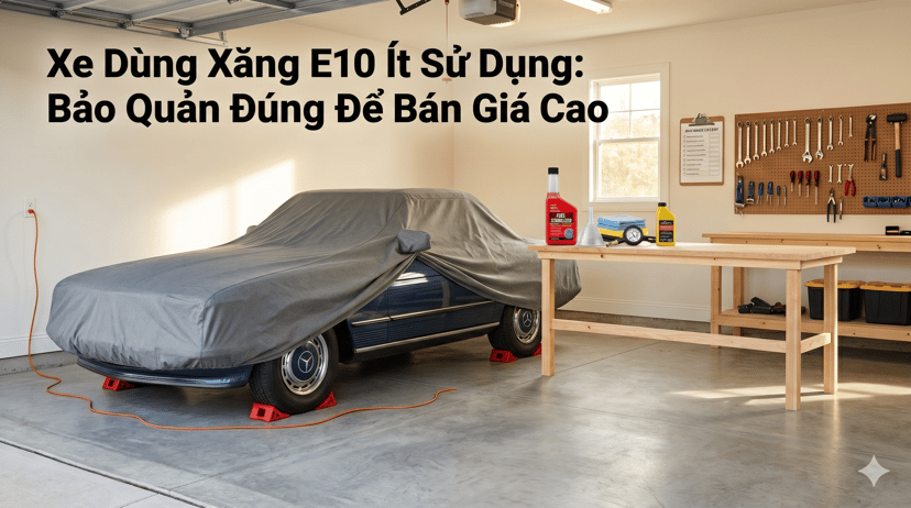 Xe Dùng Xăng E10 Ít Sử Dụng: Bảo Quản Đúng Để Bán Giá Cao, photo 1